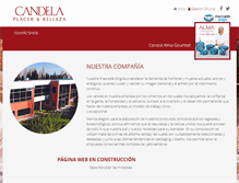 Tablet Screenshot of candela.com.ar
