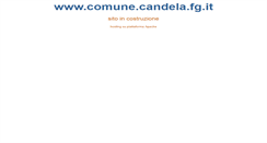 Desktop Screenshot of comune.candela.fg.it